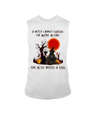 Witch Wine Miniature Schnauzer Sleeveless Tee thumbnail