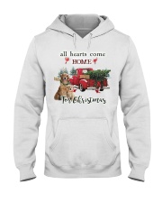 Golden Retriever Christmas Hooded Sweatshirt front