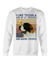 Tequila and Saint Bernard Crewneck Sweatshirt thumbnail