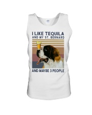 Tequila and Saint Bernard Unisex Tank thumbnail