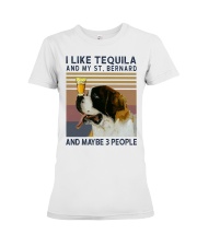 Tequila and Saint Bernard Premium Fit Ladies Tee thumbnail