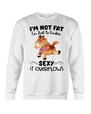 I m not fat sexy-Horse Crewneck Sweatshirt thumbnail