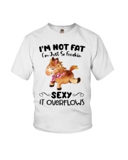 I m not fat sexy-Horse Youth T-Shirt thumbnail