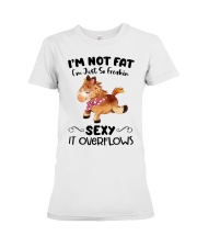 I m not fat sexy-Horse Premium Fit Ladies Tee thumbnail