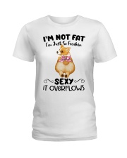 I m not fat - sexy corgi Ladies T-Shirt thumbnail