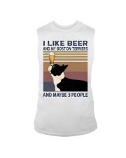 I like beer and my Boston Terriers Sleeveless Tee thumbnail