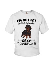 I m not fat sexy Dachshund Youth T-Shirt thumbnail