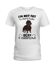 I m not fat sexy Dachshund Ladies T-Shirt thumbnail