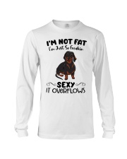 I m not fat sexy Dachshund Long Sleeve Tee thumbnail