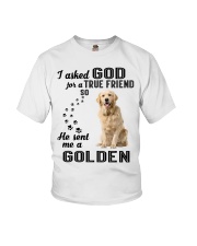 Golden Retriever Asked God Youth T-Shirt thumbnail