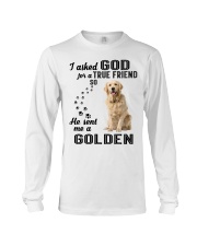 Golden Retriever Asked God Long Sleeve Tee thumbnail