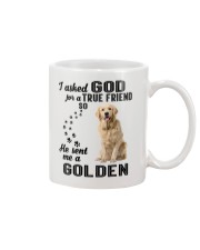 Golden Retriever Asked God Mug thumbnail