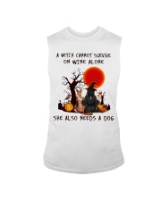 Witch Wine German Shepherd Sleeveless Tee thumbnail
