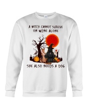 Witch Wine German Shepherd Crewneck Sweatshirt thumbnail