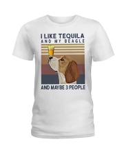 Tequila and Beagle Ladies T-Shirt thumbnail
