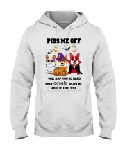 PISS ME OFF CORGI Hooded Sweatshirt front