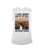 Beer and Pitbulls Sleeveless Tee thumbnail