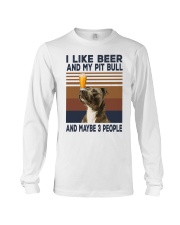 Beer and Pitbulls Long Sleeve Tee thumbnail