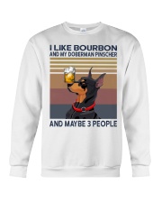 Bourbon and Doberman Pinscher Crewneck Sweatshirt thumbnail