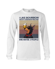 Bourbon and Doberman Pinscher Long Sleeve Tee thumbnail