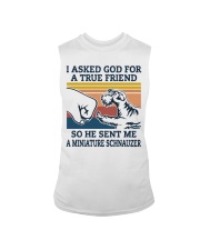true friend a Miniature Schnauzer Sleeveless Tee thumbnail