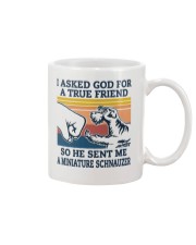 true friend a Miniature Schnauzer Mug thumbnail