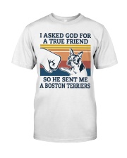 true friend Boston Terriers Classic T-Shirt thumbnail