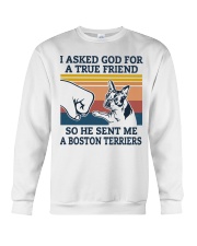 true friend Boston Terriers Crewneck Sweatshirt thumbnail
