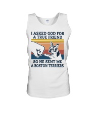true friend Boston Terriers Unisex Tank thumbnail