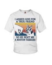 true friend Boston Terriers Youth T-Shirt thumbnail