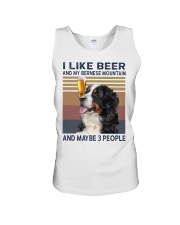 Beer and bernese mountain Unisex Tank thumbnail