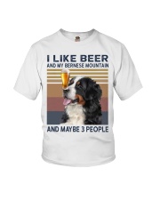 Beer and bernese mountain Youth T-Shirt thumbnail