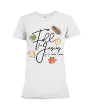 fall for jesus Premium Fit Ladies Tee thumbnail