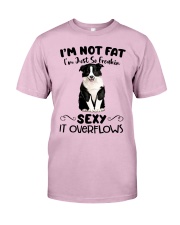 I m not fat sexy Collie Classic T-Shirt front