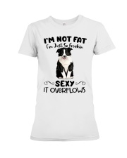 I m not fat sexy Collie Premium Fit Ladies Tee thumbnail