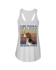 Tequila and Beagle kp Ladies Flowy Tank thumbnail