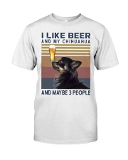 Beer and Chihuahua hp Classic T-Shirt front