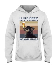 Beer and Chihuahua hp Hooded Sweatshirt thumbnail