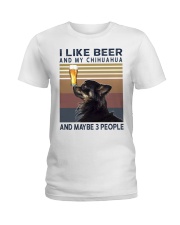Beer and Chihuahua hp Ladies T-Shirt thumbnail