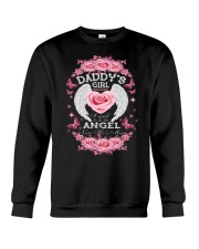 Daddy's Girl Angel Black Crewneck Sweatshirt thumbnail