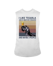 Tequila and Miniature Schnauzer Sleeveless Tee thumbnail