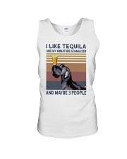 Tequila and Miniature Schnauzer Unisex Tank thumbnail