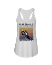 Tequila and Miniature Schnauzer Ladies Flowy Tank thumbnail