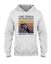 Tequila and Miniature Schnauzer Hooded Sweatshirt thumbnail