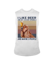 Beer and English Cocker spaniels Sleeveless Tee thumbnail