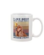Beer and English Cocker spaniels Mug thumbnail