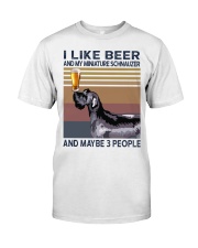 Beer and Miniature Schnauzer Premium Fit Mens Tee thumbnail