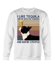Tequila and Boston Terriers Crewneck Sweatshirt thumbnail