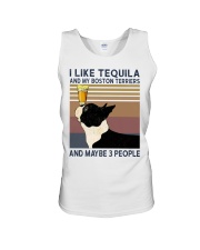 Tequila and Boston Terriers Unisex Tank thumbnail