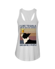 Tequila and Boston Terriers Ladies Flowy Tank thumbnail